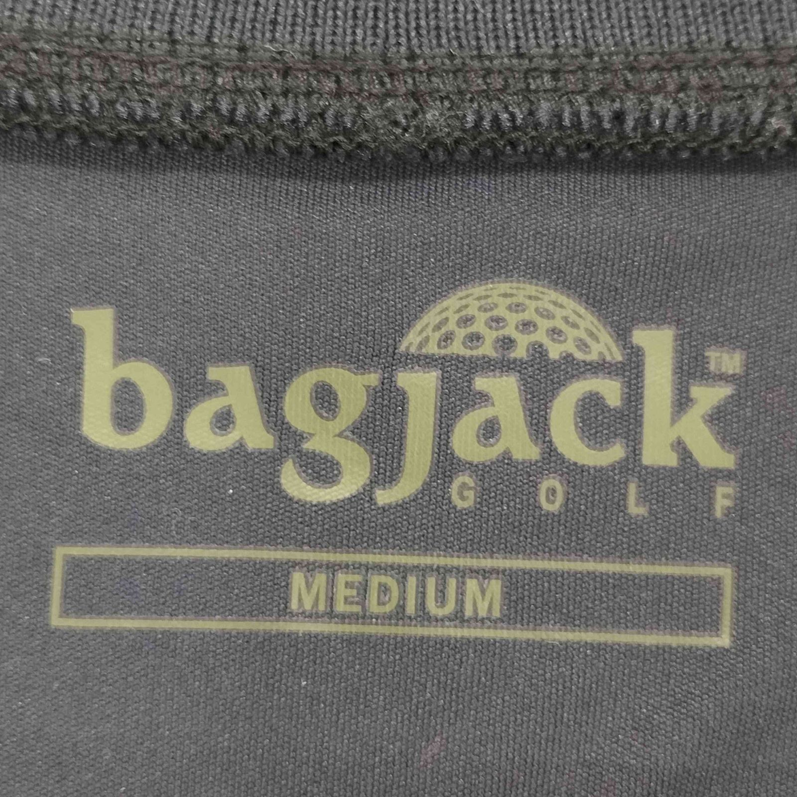 バッグジャック BAGJACK GOLF フロントジップポロシャツ メンズ M 
