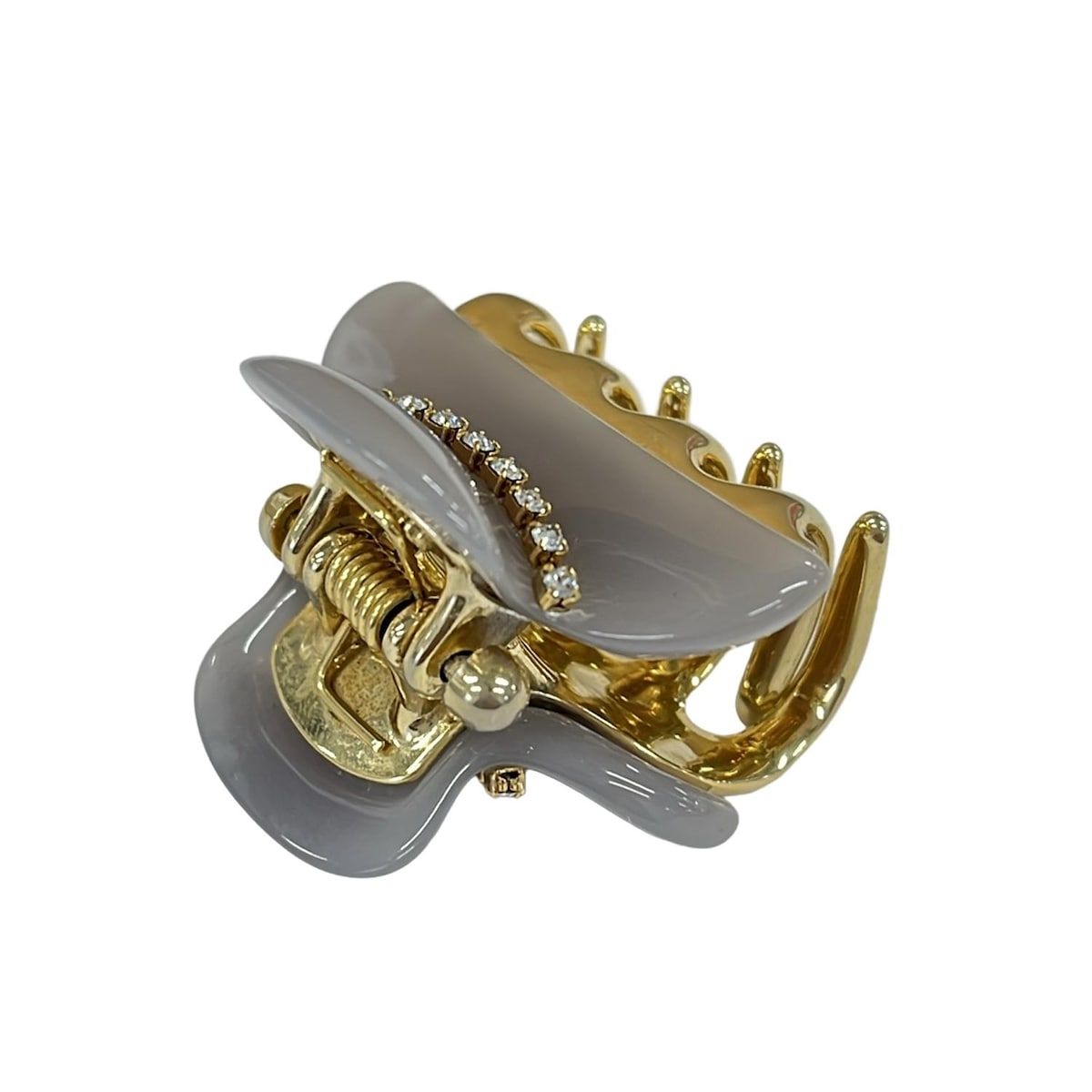 acca(アッカ) アクセサリー - ゴールド×グレー ヘアクリップ/ライン