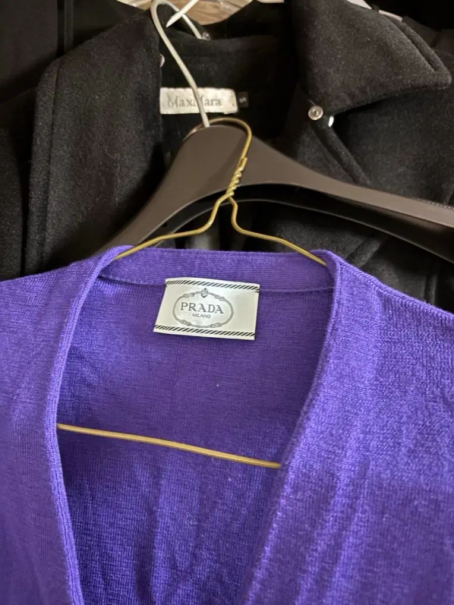 PRADA プラダ 紫 ニット ベスト 新品 【公式通販】
