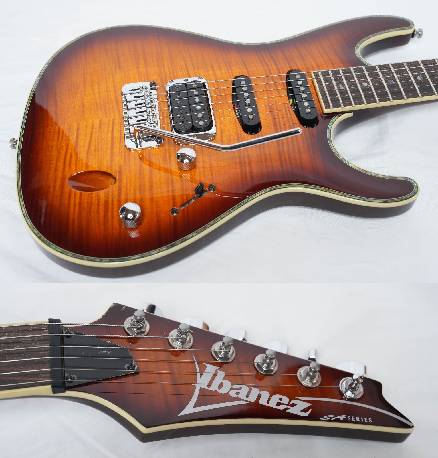 ☆Ibanez☆SAS36FM Sunburst 2007年製 レアモデル 状態良好