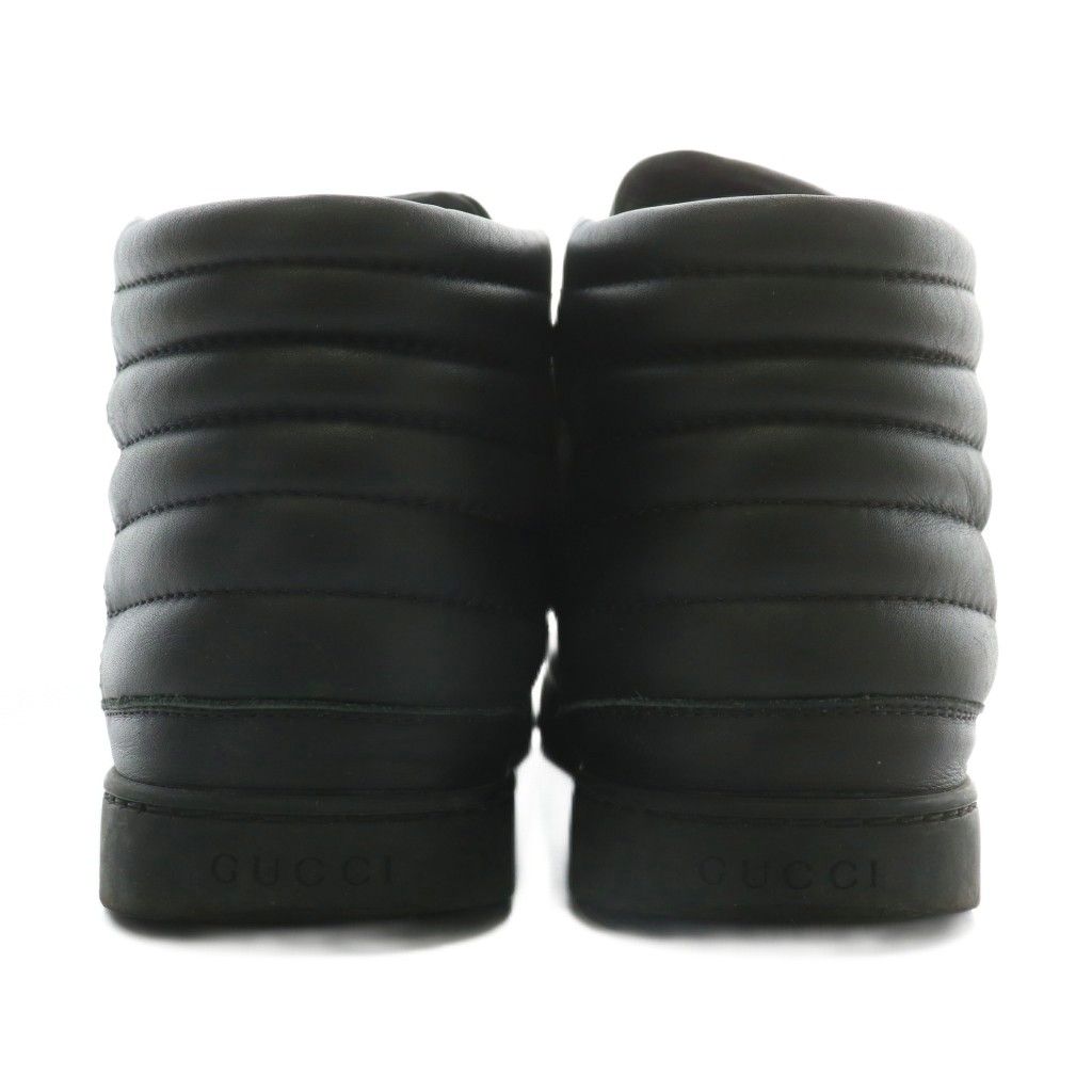 グッチ GUCCI スニーカー PVC レザー ハイカット GGスプリーム ロゴ 9