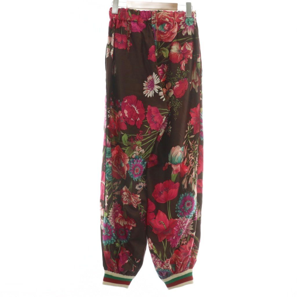 グッチ GUCCI シルク ジョガー パンツ ボトムス イージー シェリー