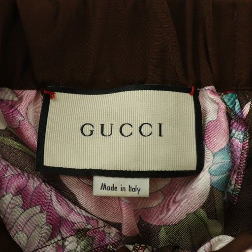 グッチ GUCCI シルク ジョガー パンツ ボトムス イージー シェリー