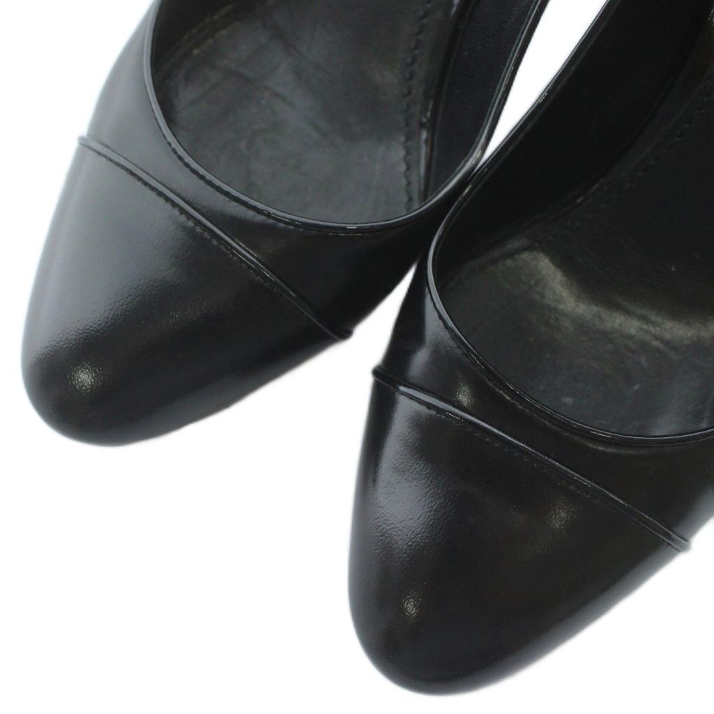 ルイヴィトン LOUIS VUITTON パンプス レザー ハイヒール LVロゴ