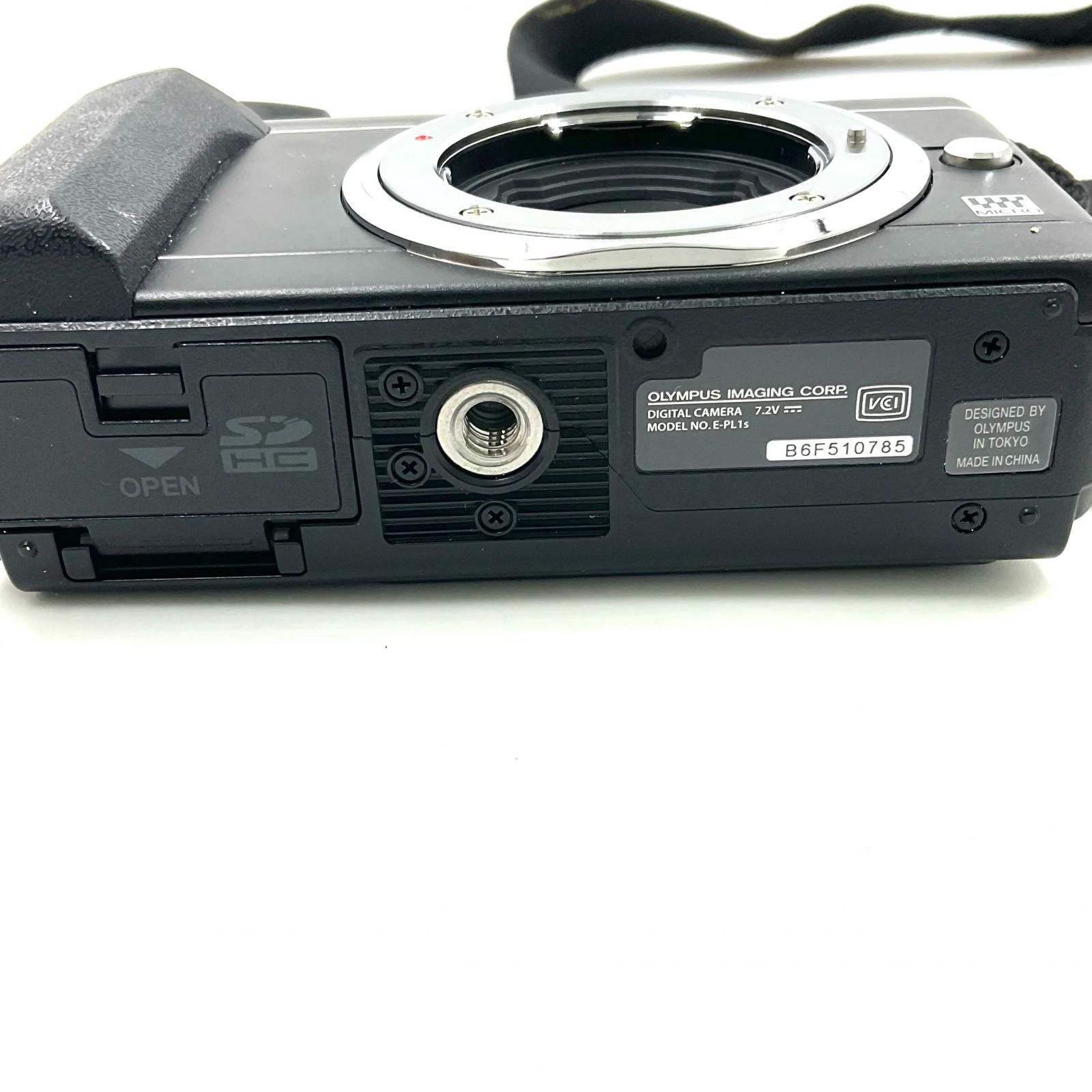 全額返金保証】【最速発送】OLYMPUS デジタル一眼 PEN E-PL1s ブラック