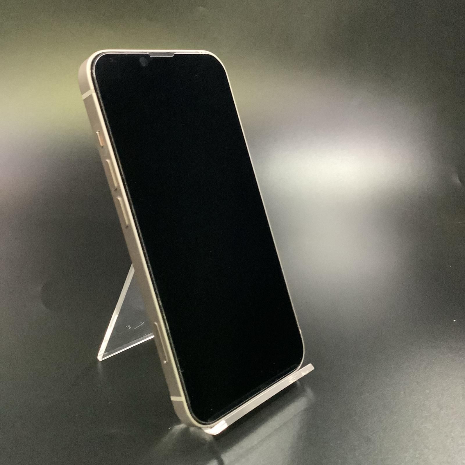 【全額返金保証】【最速発送】 iPhone 14 256GB スターライト au 動作確認済 80%