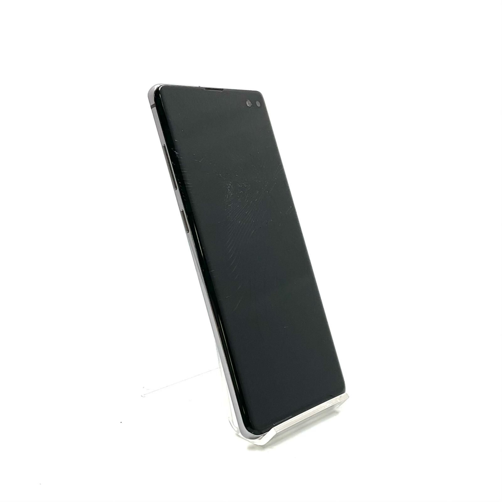 au SAMSUNG Galaxy S10+ SCV42 プリズムブラック SIMロック解除済
