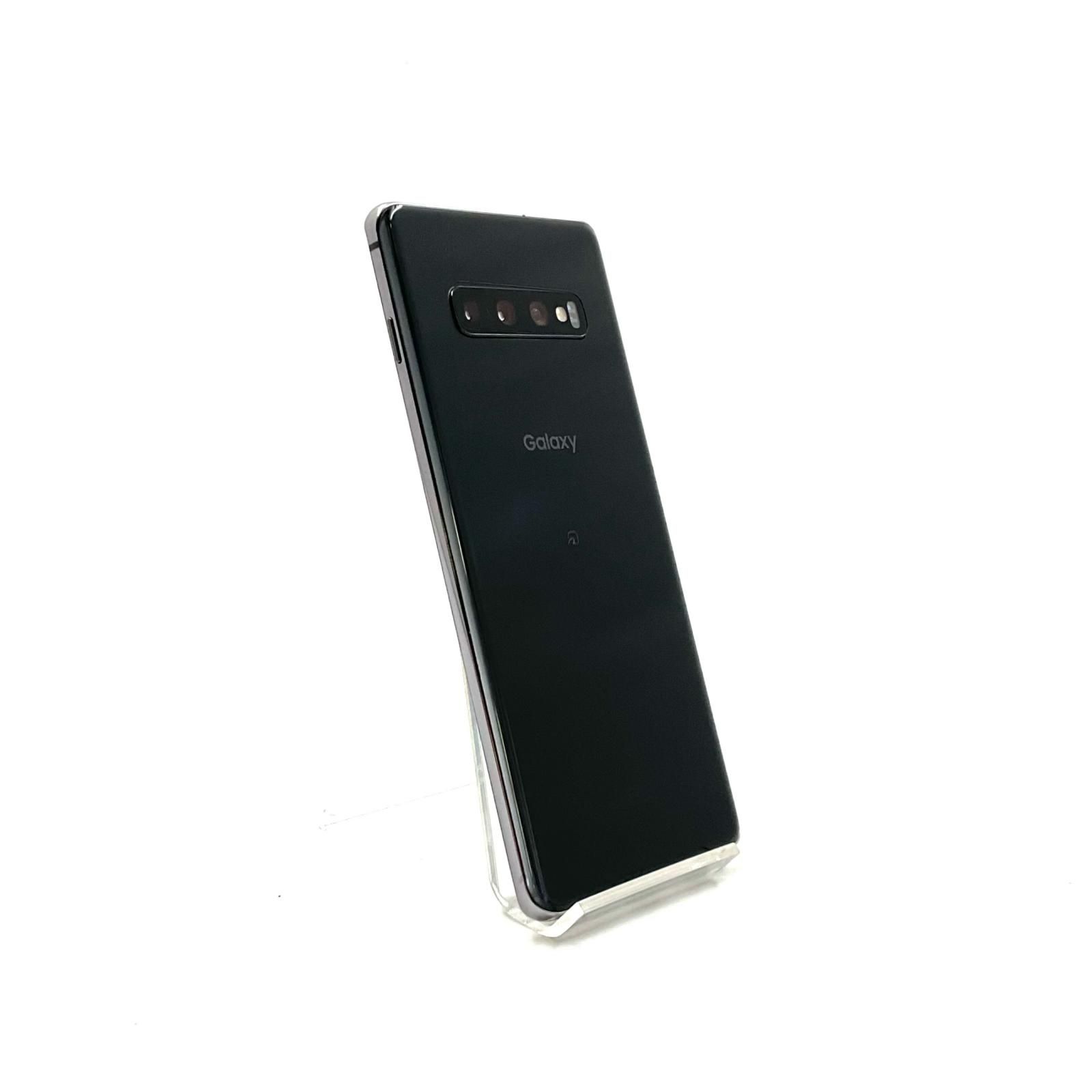 au SAMSUNG Galaxy S10+ SCV42 プリズムブラック SIMロック解除済