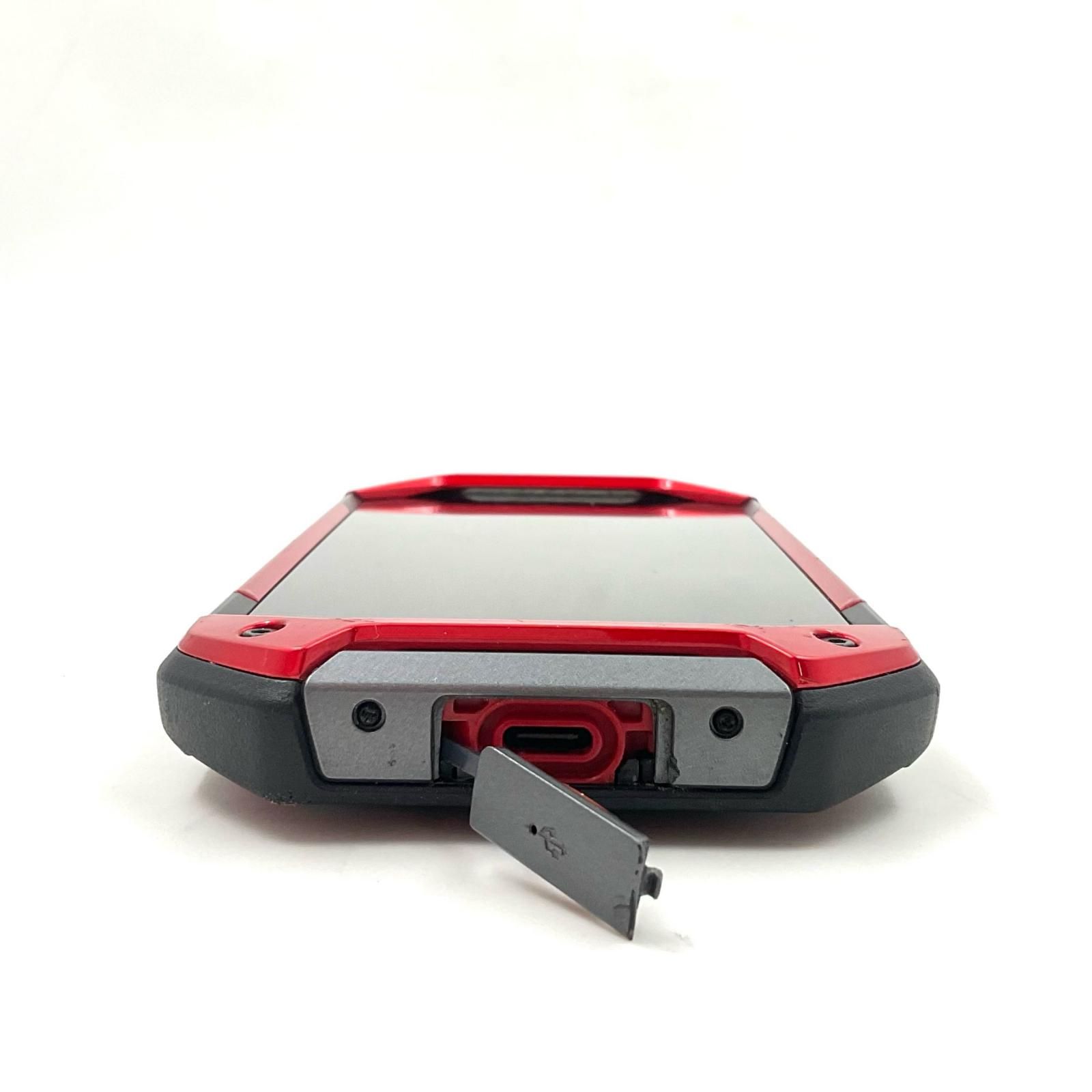 全額返金保証】【最速発送】京セラ TORQUE 5G 128GB RED au KYG01 動作 