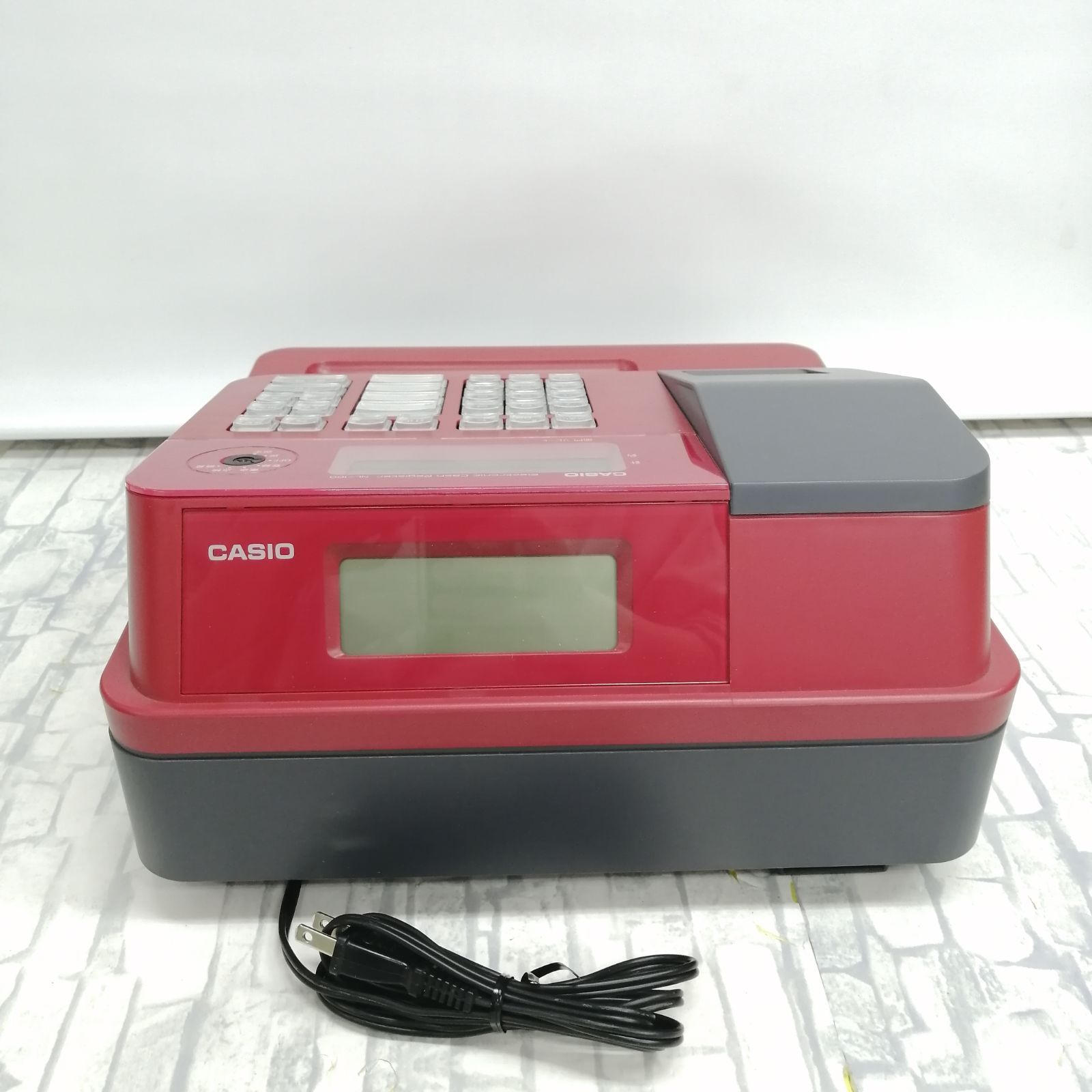 動作品】カシオ レジスター nl-100 レッド M1836 - 電子レジスター