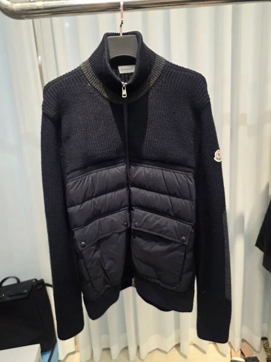 (XL) モンクレール ツーポケット ニットダウン きム·ヒョヌ ニットダウン ジケット
