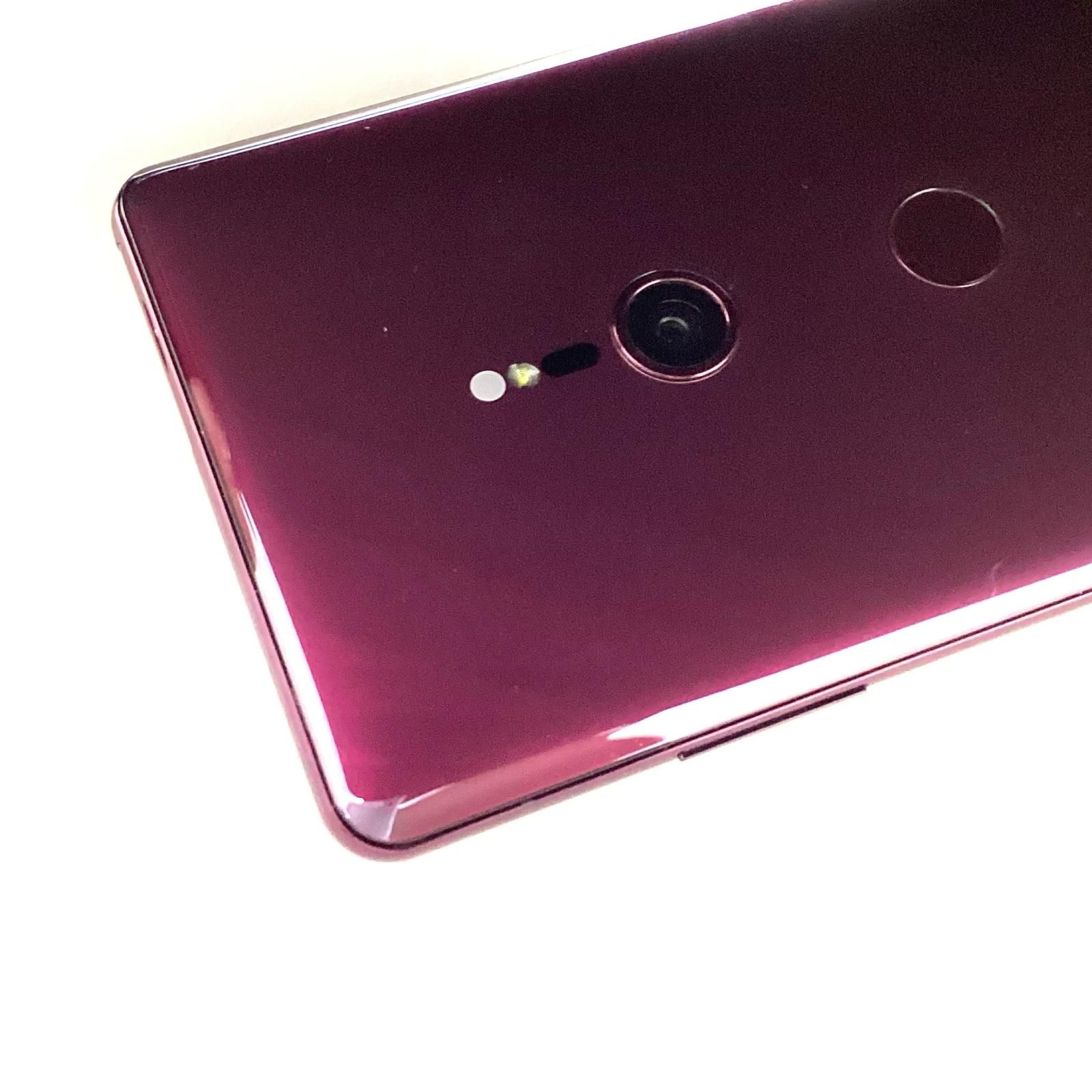 全額返金保証】【最速発送】SHARP Xperia XZ3 64GB ボルドーレッド au