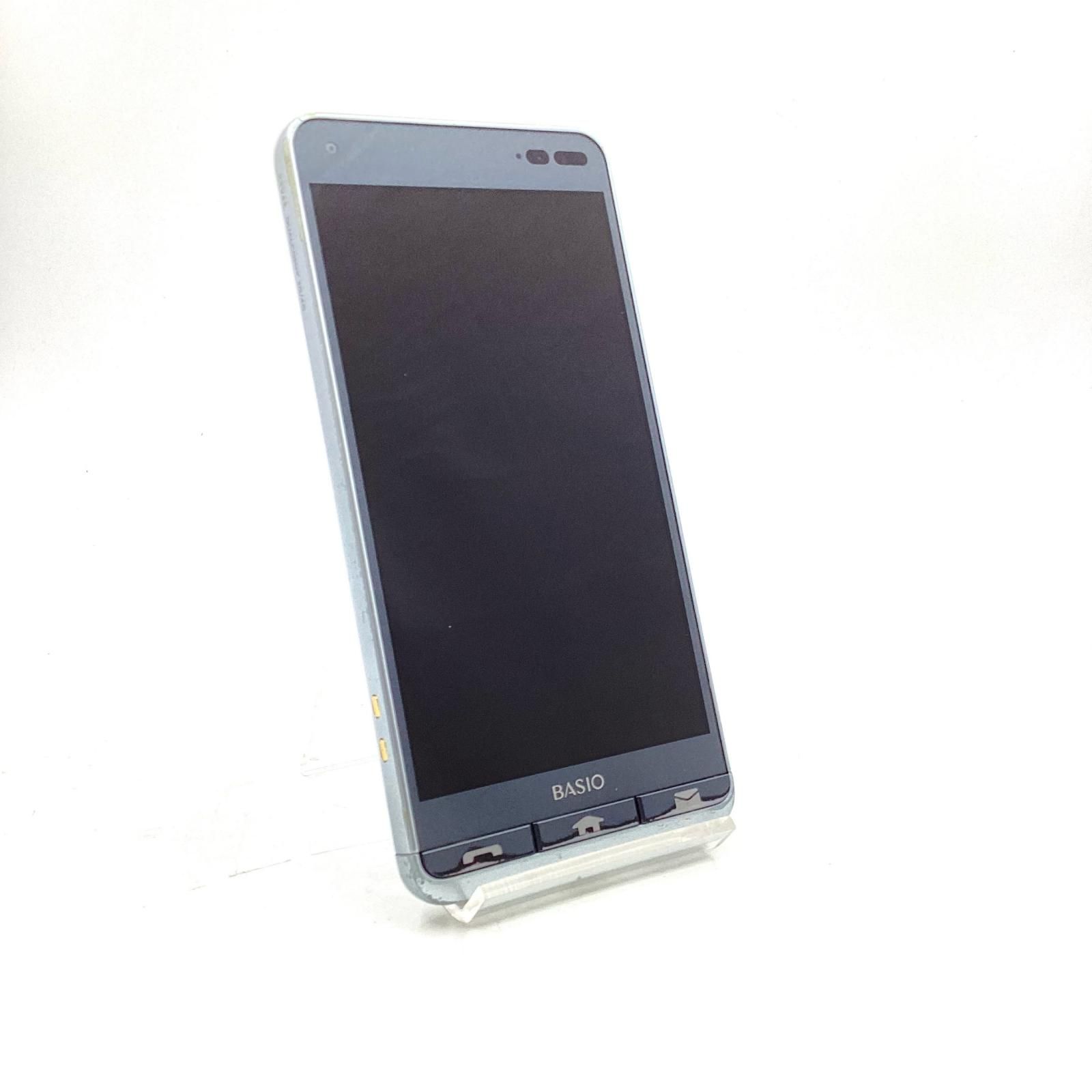 京セラ BASIO 3 32GB ブルー au KYV43 白ロム 動作確認済【全額返金