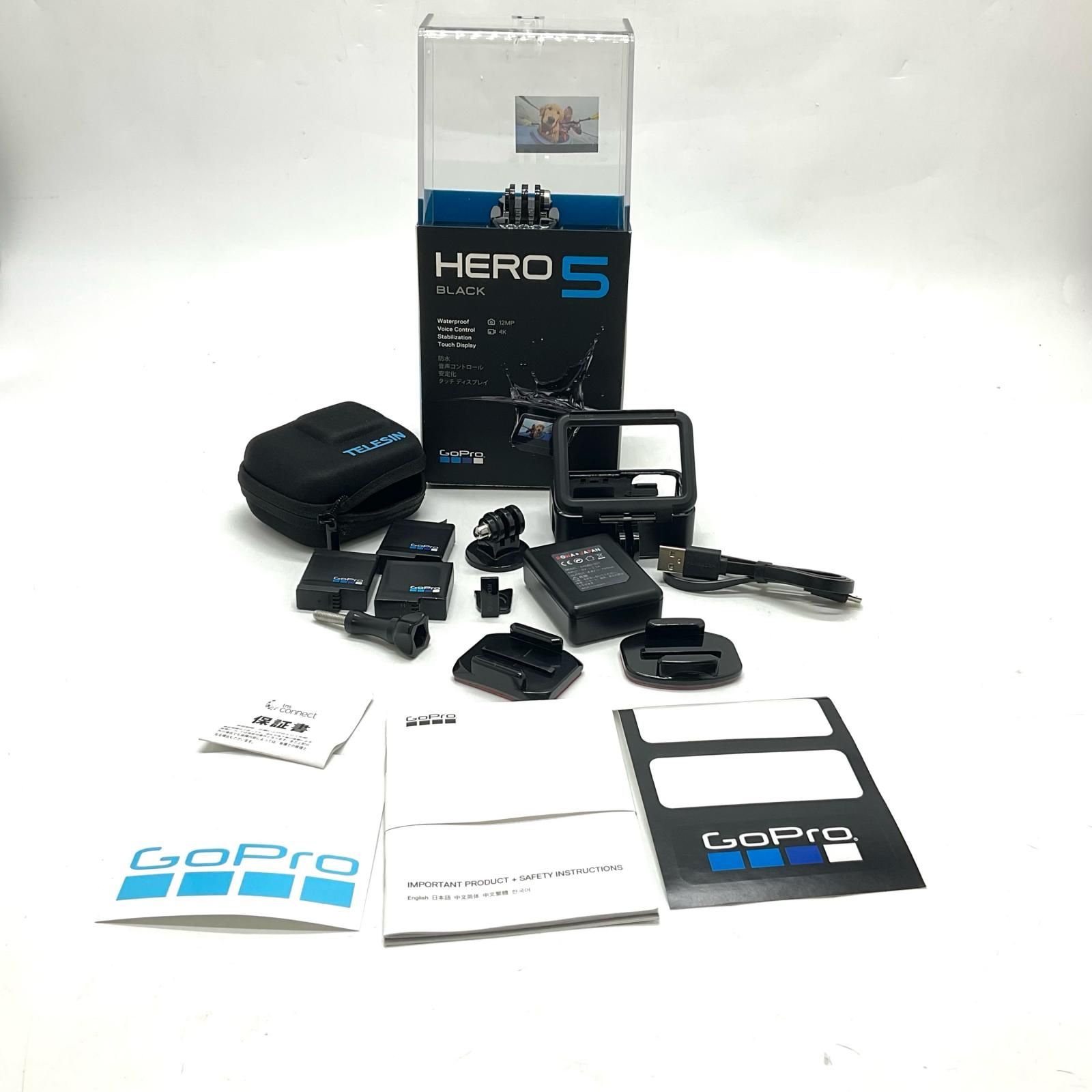 GoPro HERO5 BLACK CHDHX-501-JP 動作確認済【全額返金保証】【最速
