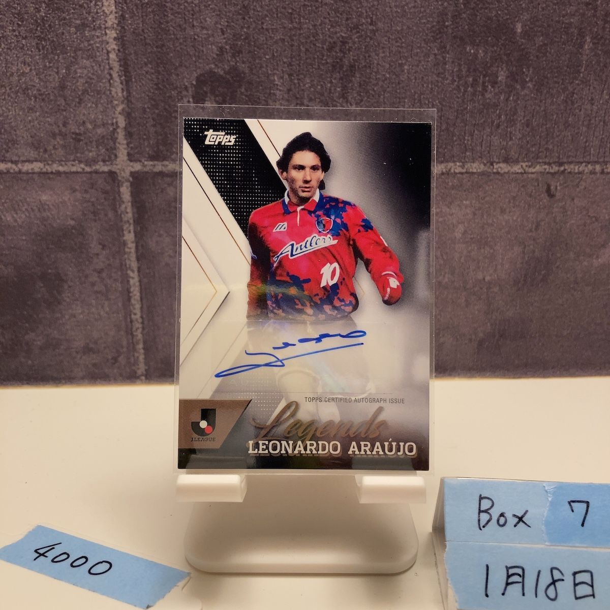 2024 Topps Jリーグ Leonardo Araujo 直筆サインカード Kashima
