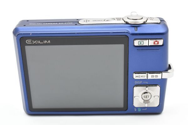 ☆光学美品☆ カシオCASIO EX-Z700 Blue ブルー コンデジ #AG058