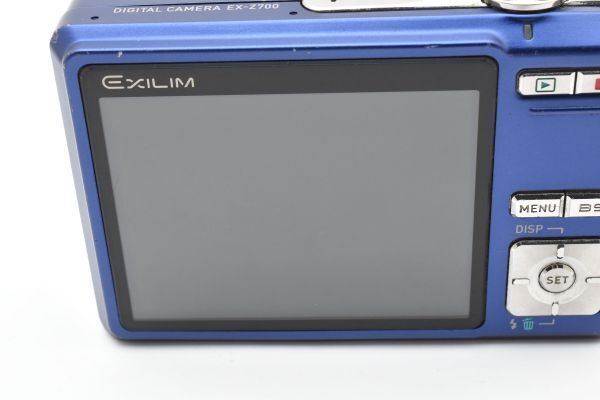 ☆光学美品☆ カシオCASIO EX-Z700 Blue ブルー コンデジ #AG058