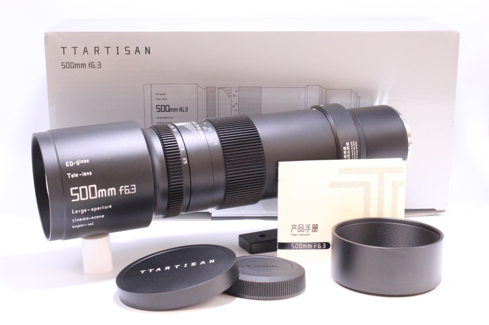 極美品】TTArtisan 500mm f/6.3 Telephoto RFマウント レンズ 望遠 銘 