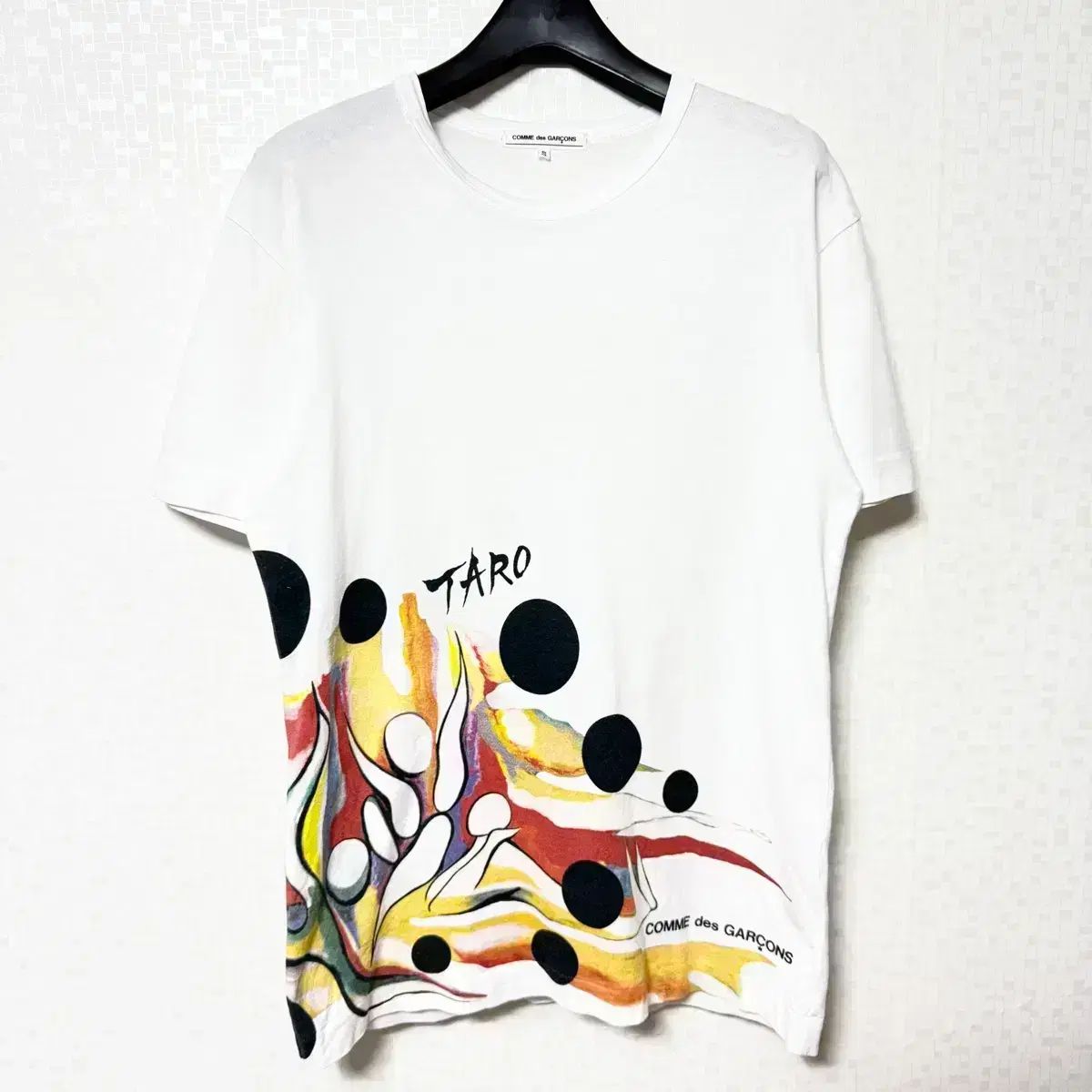 S 90 (正規品)コム・デ・ギャルソン x 岡本太郎 半袖Tシャツ COMME des 