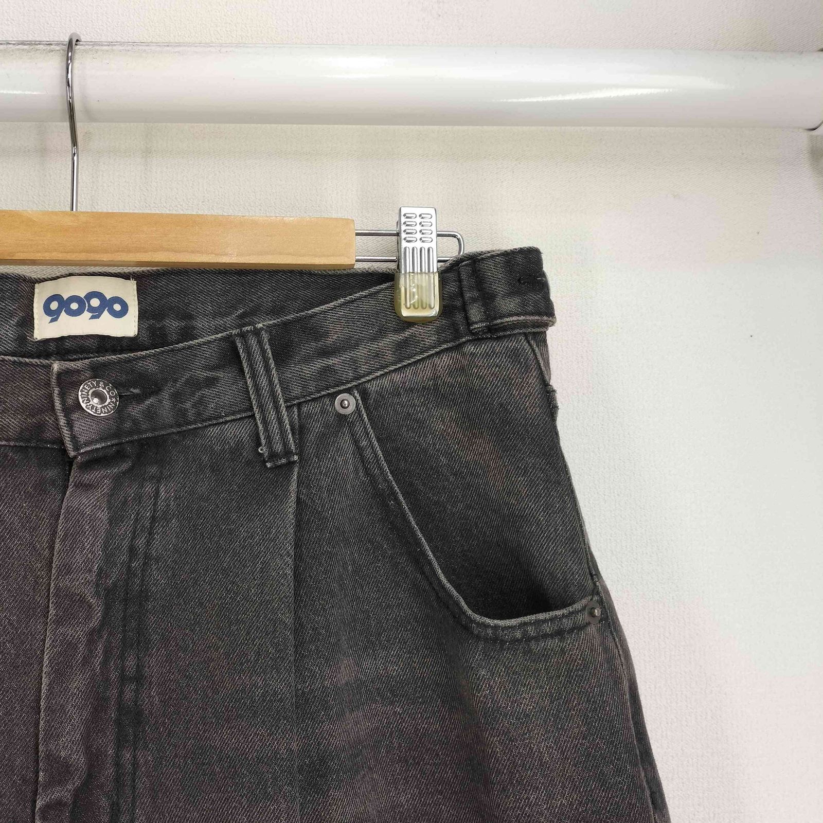 ナインティナインティ 9090 King Logo Buggy Denim Pants メンズ JPN