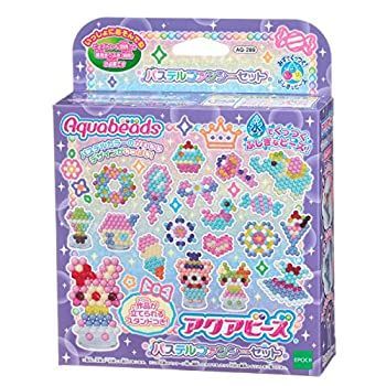 【中古-非常に良い】アクアビーズ パステルファンシーセット