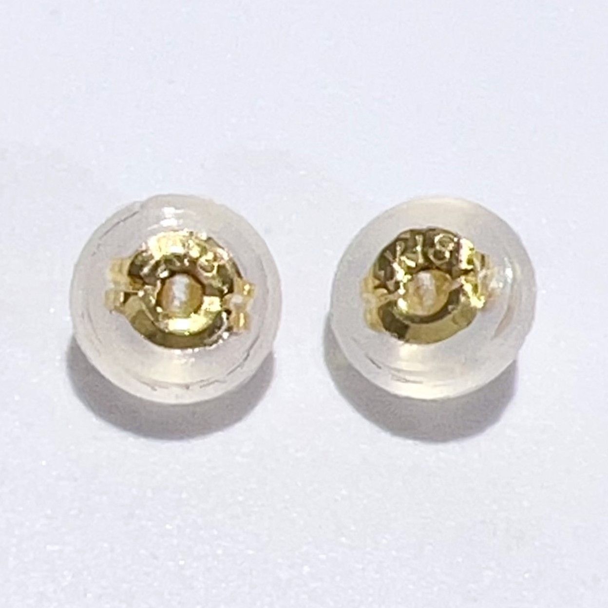 K18 天然 珊瑚 サンゴ ダイヤ ピアス レッド C0.68ctx2 D0.11ctx2