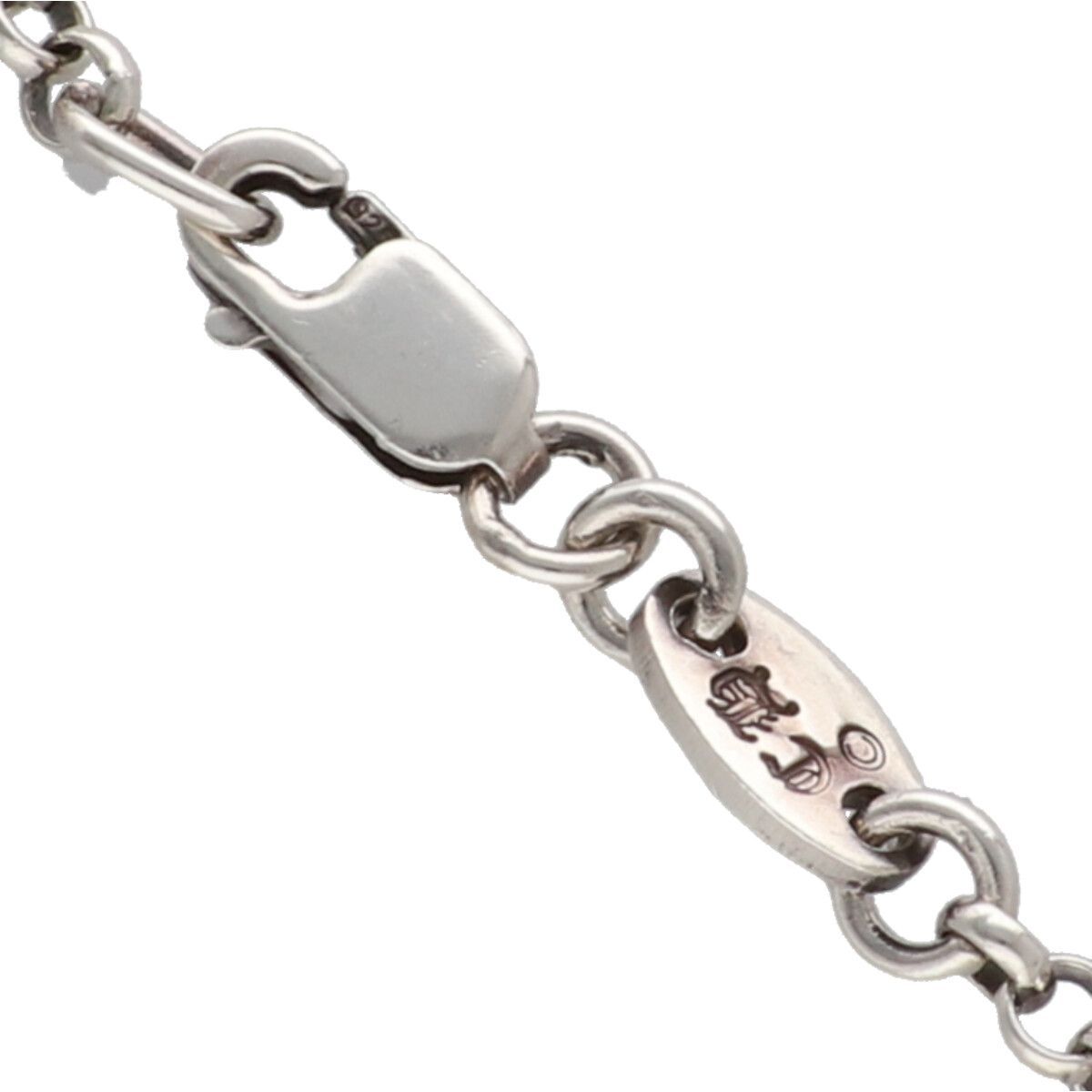 中古】 CHROME HEARTS クロムハーツ ロールチェーン 20inch SV925 