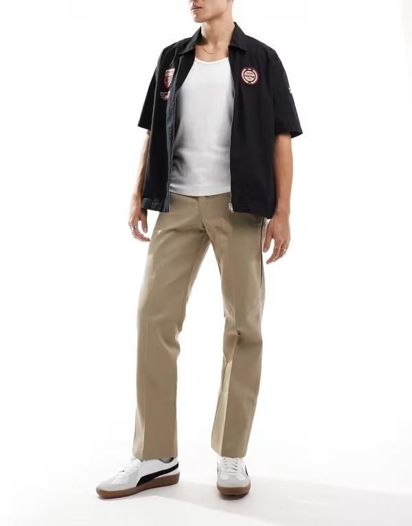 ディッキーズ メンズ ボトムス カジュアルパンツ ストレート パンツ Dickies 873 slim straight leg work pants BEIGE ベージュ