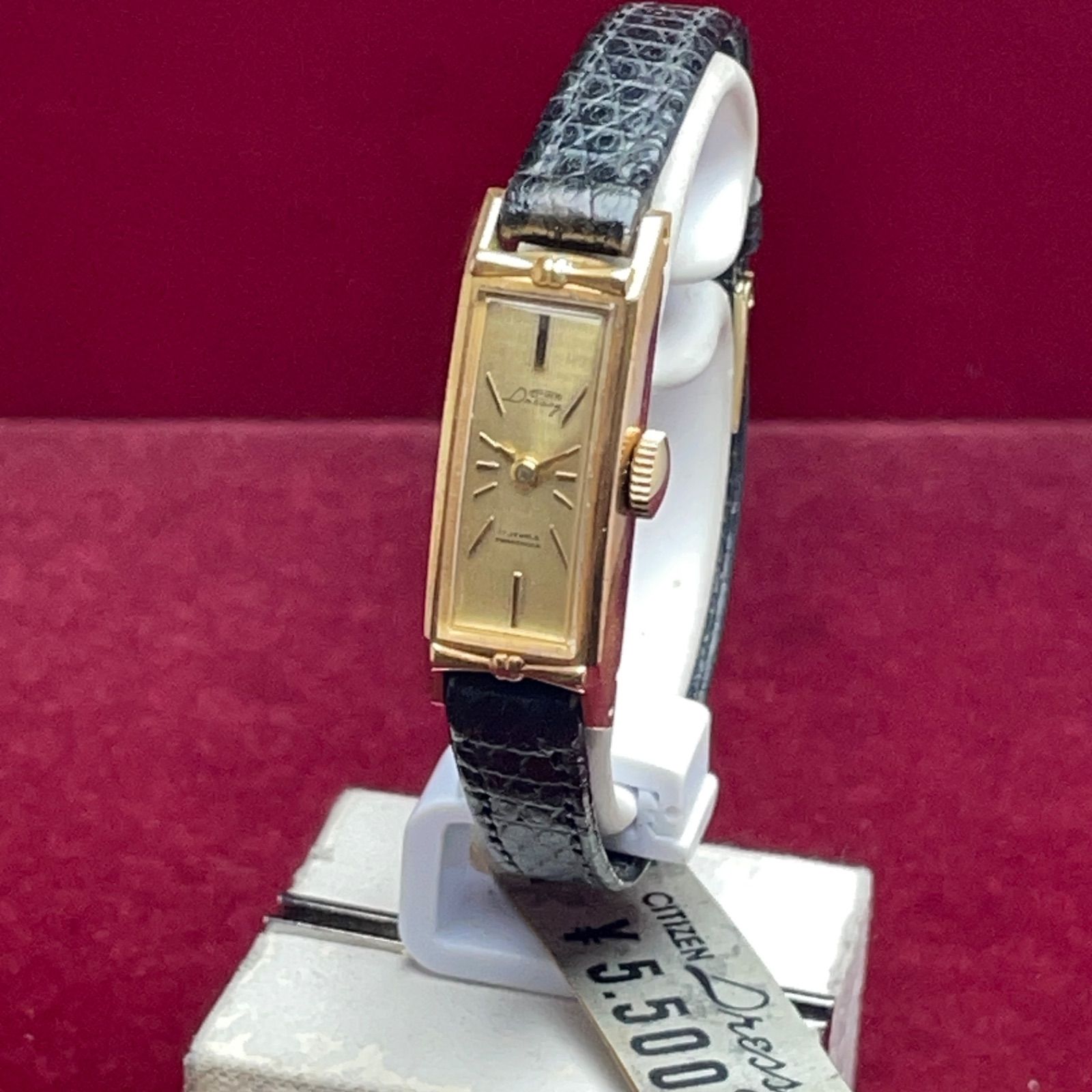 OH済未使用】CITIZEN シチズン ドレッシー 手巻 純正革ベルト・尾錠 