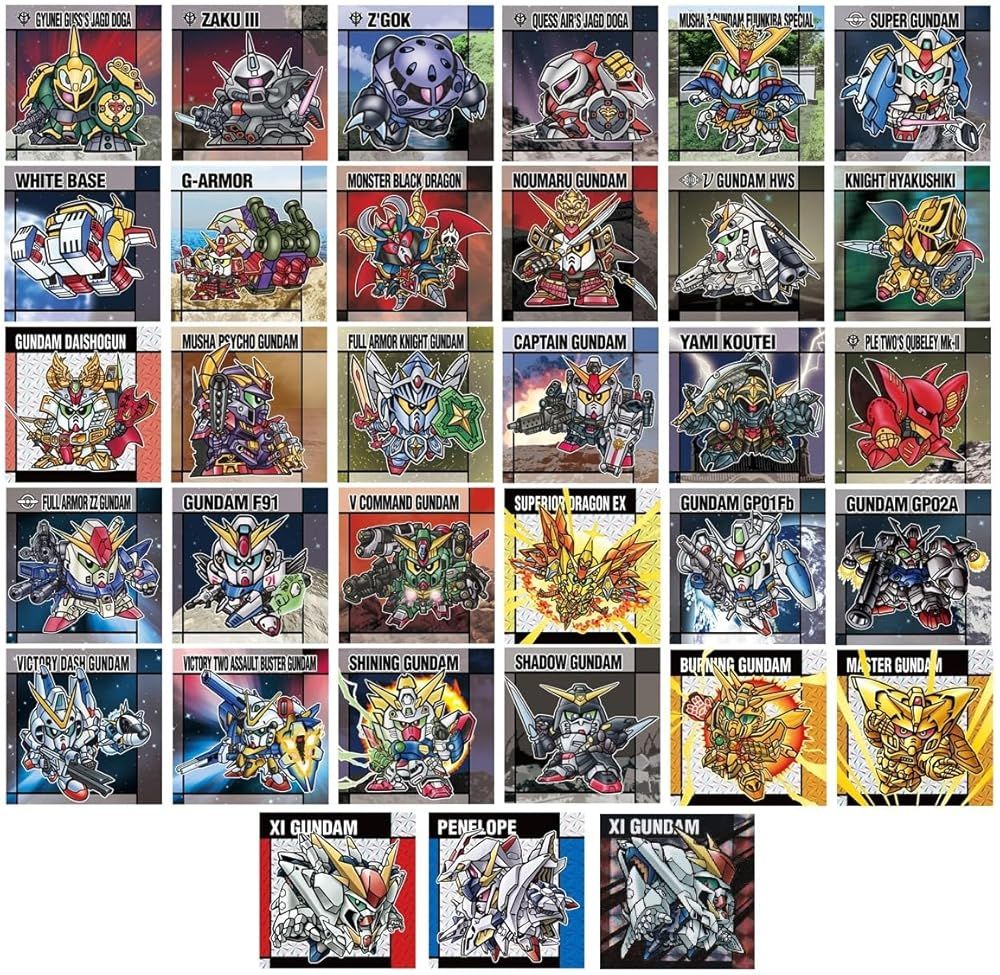 元祖 S Dガンダム スナックII 全33種セット シール コンプリートセット