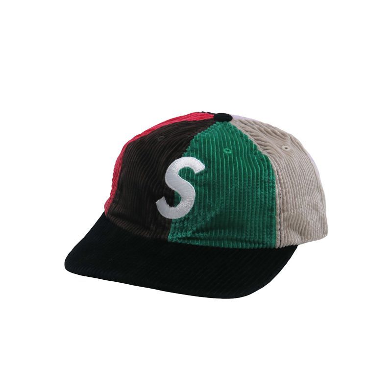 新品 SUPREME シュプリーム 24AW CORDUROY S LOGO 6-PANEL CAP コー