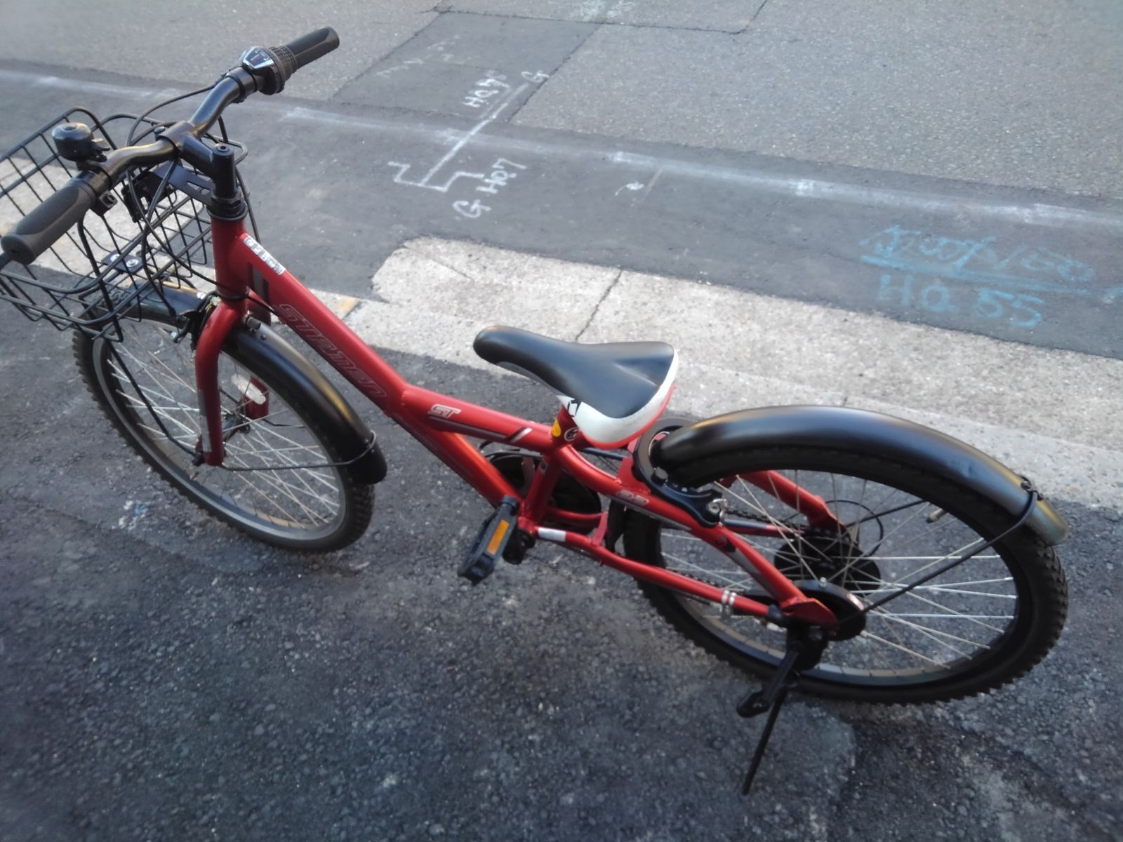 中古子供自転車３９７０　２２インチ　６段ギヤ　LEDダイナモライト　 身長１１９㎝前後 引き取り限定！(名古屋市昭和区)中古子供自転車3970 22インチ 6