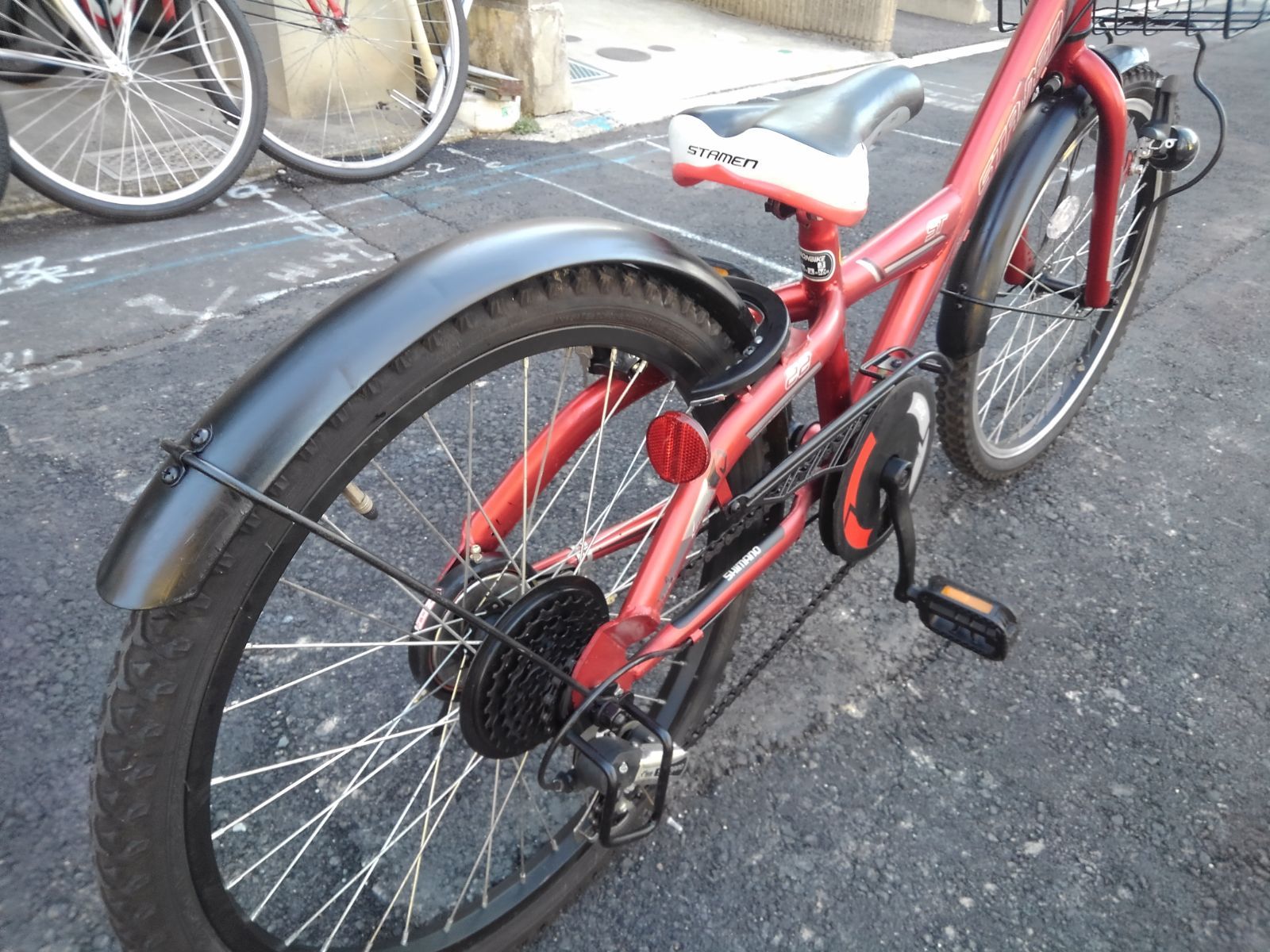 引き取り限定！(名古屋市昭和区)中古子供自転車3970 22インチ 6