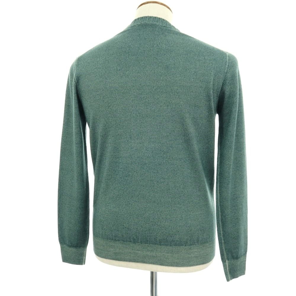 中古】クルチアーニ CRUCIANI ガーメントダイ ウール クルーネック