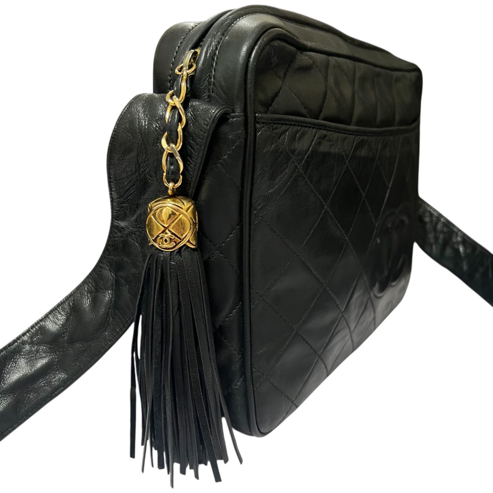 CHANEL シャネル マトラッセ フリンジタッセル ショルダーバッグ