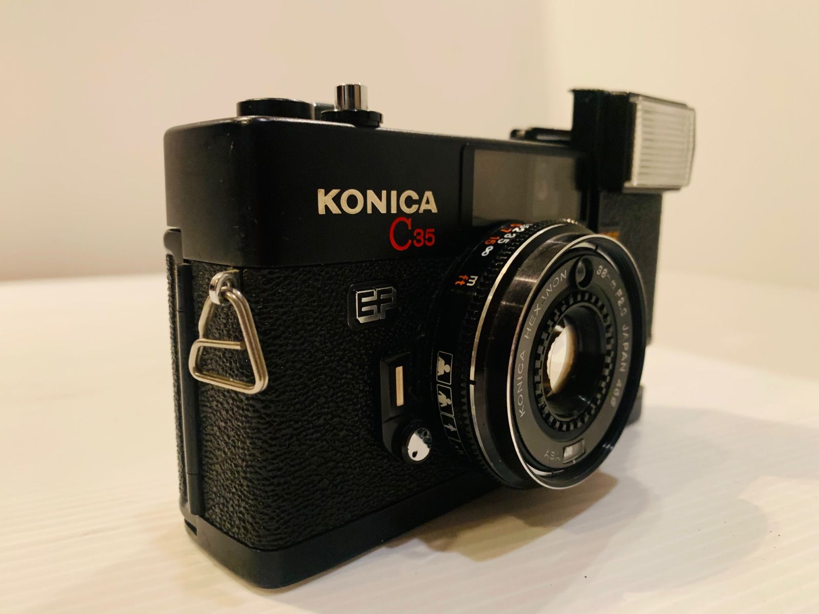 完動品】フィルムカメラ Konica C35 EF ピッカリコニカ - メルカリ