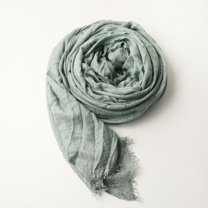 ファリエロサルティ Faliero Sarti チェック 大判 モダールカシミヤ