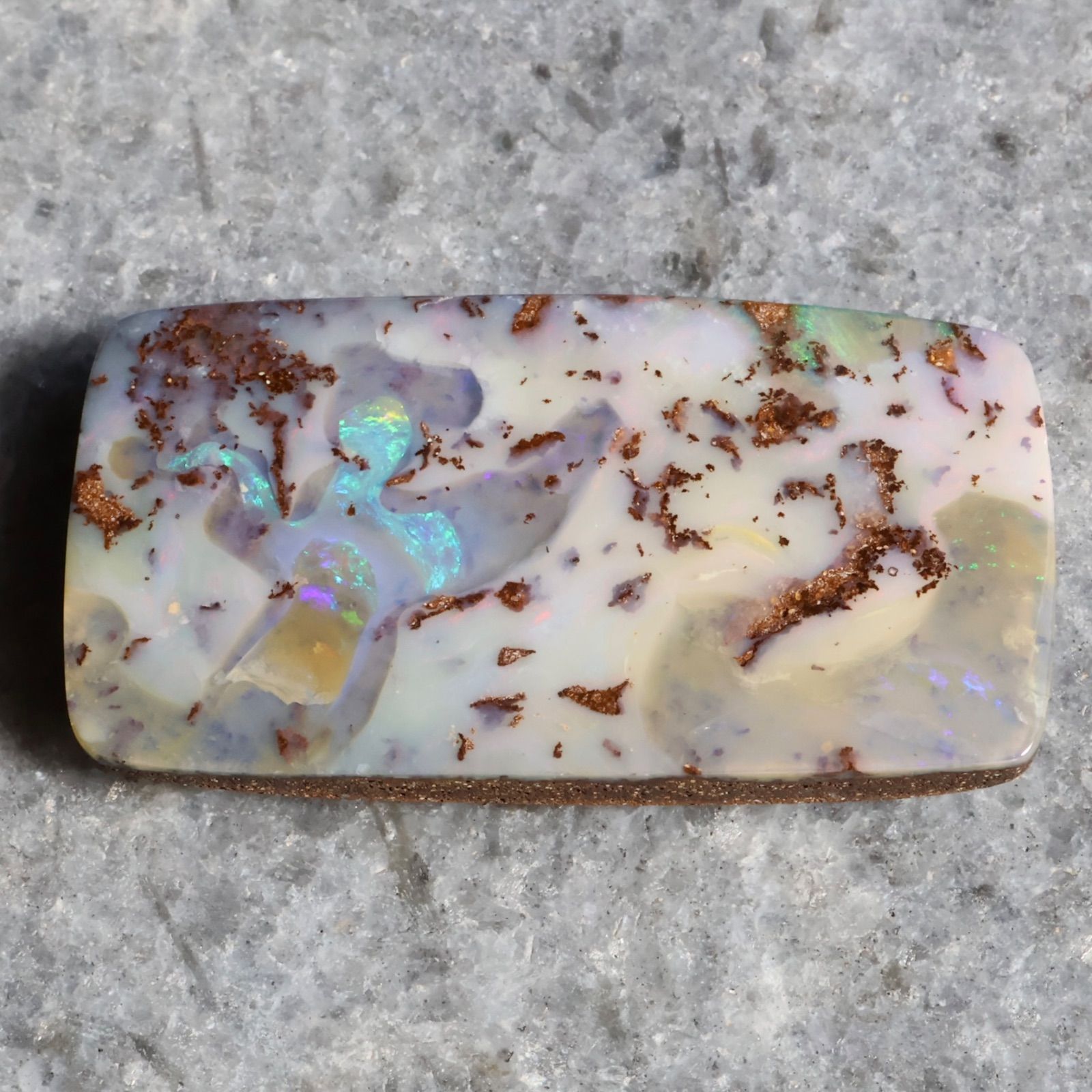 天然ボルダーオパール 34.82ct クイーンズランド産 オーストラリア産