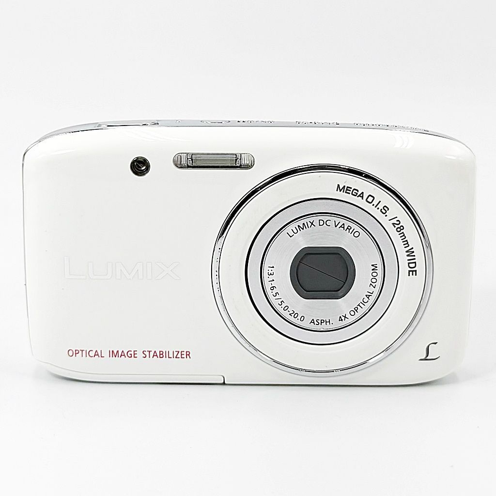 パナソニック Panasonic LUMIX DMC-S2 ホワイト コンデジ カメラ 中古