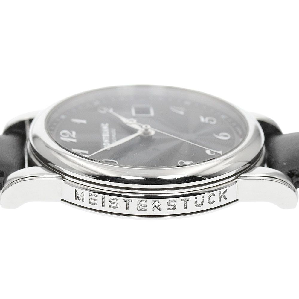  モンブラン MONTBLANC 7236 マイスターシュテュックスター デイト 自動巻き メンズ _942722 休日コーデ 自動巻き時計 腕時計(アナログ)