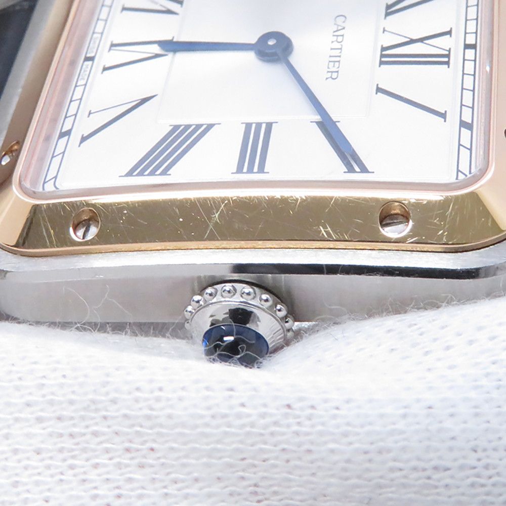 カルティエ サントス デュモン LM W2SA0037 Cartier 腕時計 シルバー