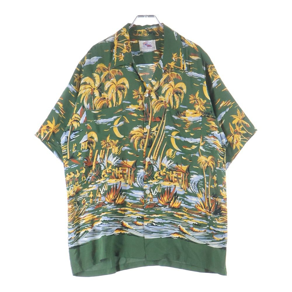 Special‼︎ 50s Vintage KAHANAMOKU アロハシャツ VINTAGE (ヴィンテージ) 50S DUKE KAHANAMOKU Hawaiian Shirt 総柄