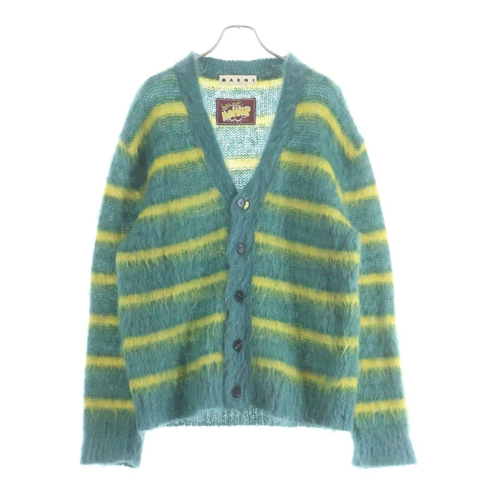 MARNI (マルニ) 21AW FUZZY MUZZY MOHAIR V NECK KNIT CARDIGAN MARNI (マルニ) 21AW FUZZY MUZZY MOHAIR V NECK KNIT CARDIGAN