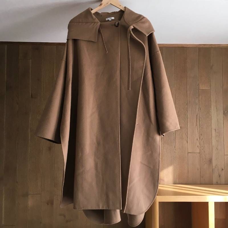 BLAMINK ブラミンク ポンチョ マント コート 36 極美品 BLAMINK ブラミンク ポンチョ コート36 7925-230-0275 - メルカリ