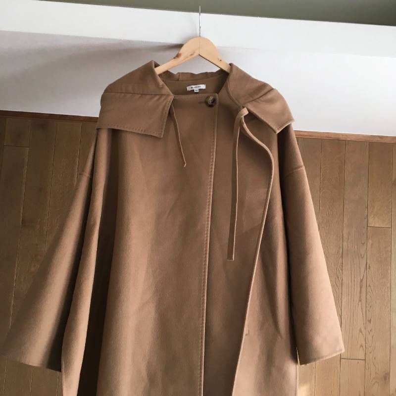 極美品 BLAMINK ブラミンク ポンチョ コート36 7925-230-0275 - メルカリ