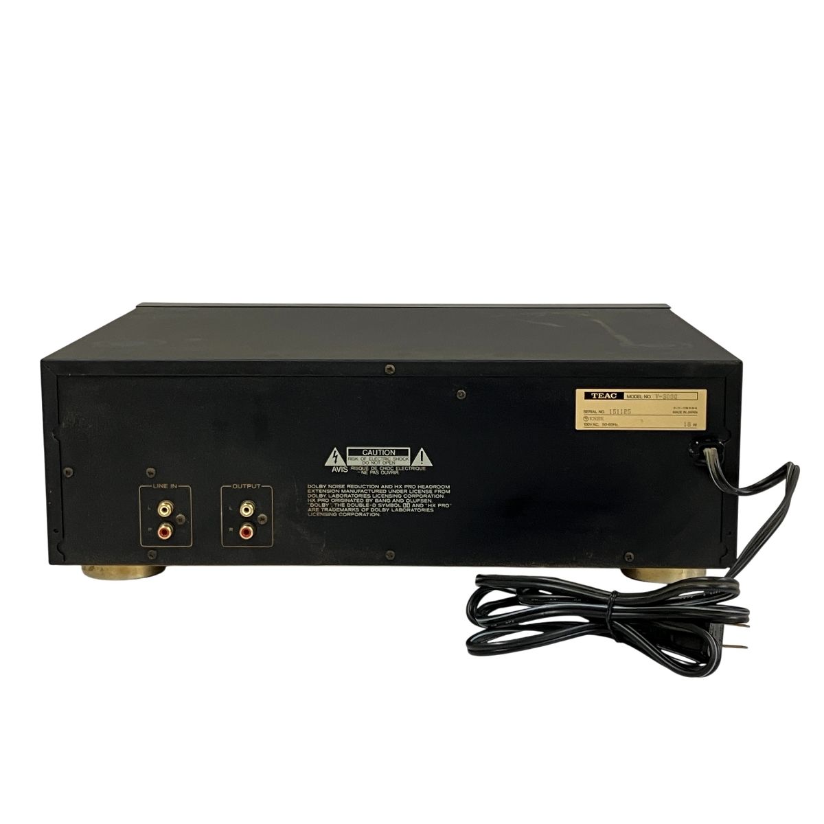 TEAC V-3000 ステレオカセットデッキ 音響機器 中古 T10936876 - メルカリ