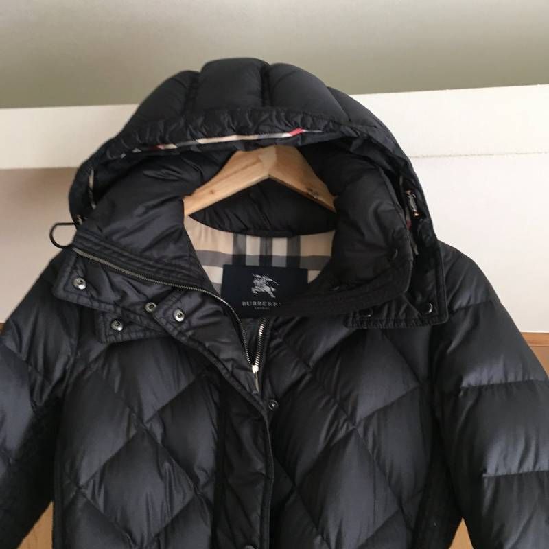 美品 BURBERRY LONDON バーバリーロンドン 高級 ロング ダウン コート 