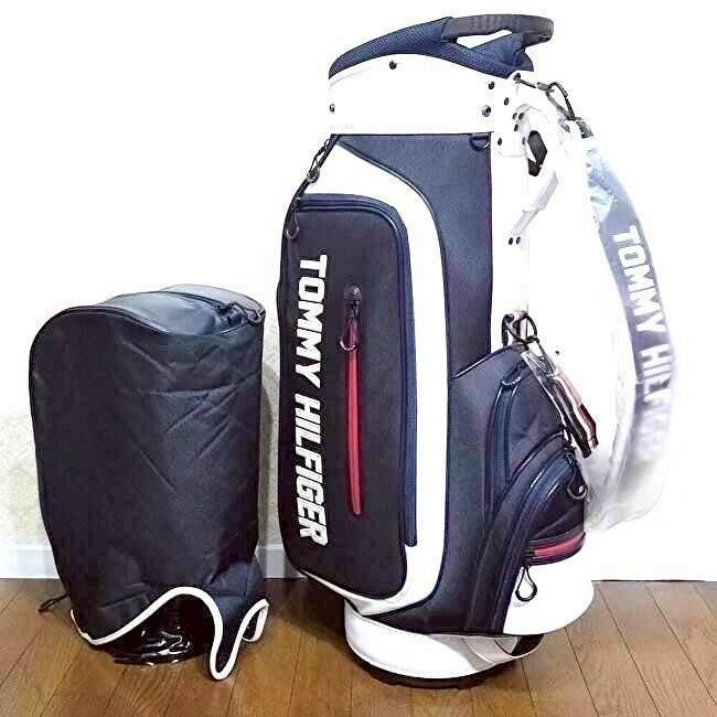 TOMMY HILFIGER トミーヒルフィガー キャディバック 正規品 送料無料 ゴルフバック ゴルフバックカバー