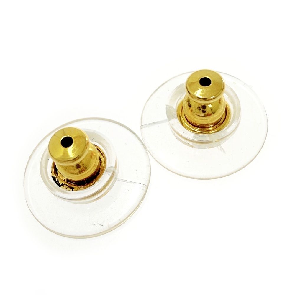【箱あり】Christian Dior ゴールドピアス 14K ラインストーン 中古】【箱付き】 Christian Dior クリスチャンディオール GP ライン
