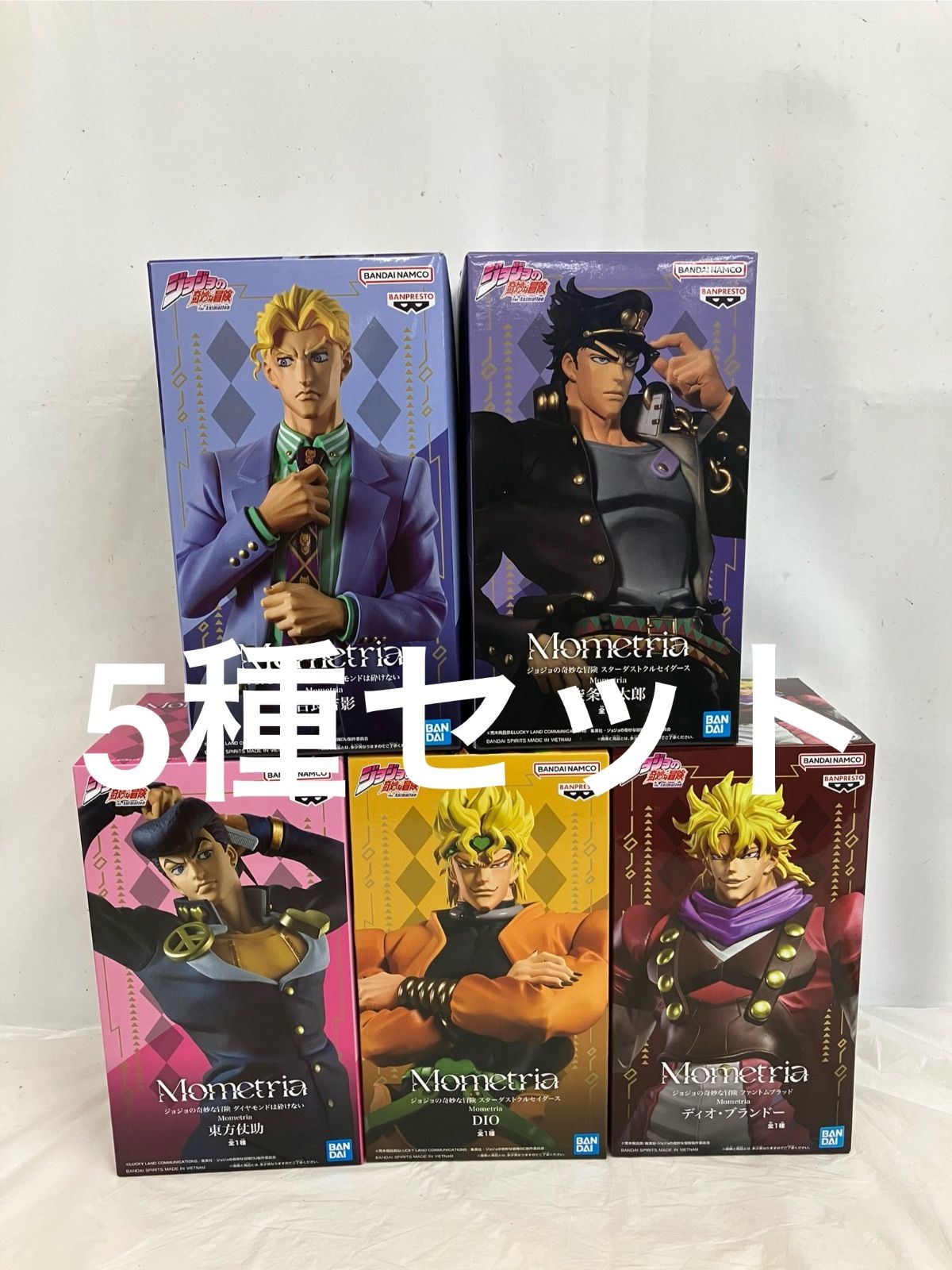 未開封 ジョジョの奇妙な冒険 Mometria フィギュア 5種 LF2758 f101